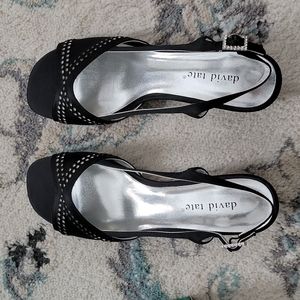 David Tate Black Wish Shoes 7.5M